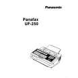 PANASONIC UF250 Manual de Servicio