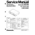 PANASONIC NVSD270EG Manual de Servicio