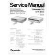 PANASONIC NV430 Manual de Servicio
