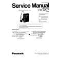 PANASONIC RXSA77 Manual de Servicio
