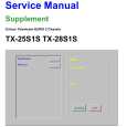 PANASONIC TX25S1S Manual de Servicio