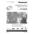 PANASONIC PV-GS500 Manual de Usuario
