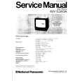 PANASONIC WV5340A Manual de Servicio