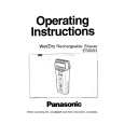 PANASONIC ES8003 Manual de Usuario