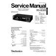 PANASONIC RSB305 Manual de Servicio