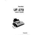 PANASONIC UF270 Manual de Usuario
