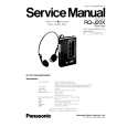 PANASONIC RQJ20X Manual de Servicio