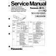 PANASONIC NVHS1000B/EC Manual de Servicio