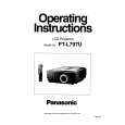 PANASONIC PTL797U Manual de Usuario