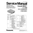 PANASONIC NVHS800EG Manual de Servicio