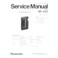 PANASONIC RF-423 Manual de Servicio