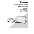 PANASONIC WJSX550C Manual de Usuario