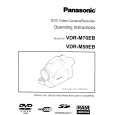 PANASONIC VDR-M70 Manual de Usuario