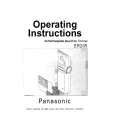 PANASONIC ER205 Manual de Usuario