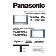 PANASONIC TX76PW155A Manual de Usuario