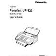 PANASONIC UF322 Manual de Usuario