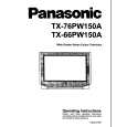 PANASONIC TX66PW150A Manual de Usuario