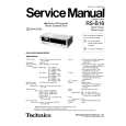 PANASONIC RSB16 Manual de Servicio
