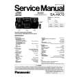 PANASONIC SAAK70 Manual de Servicio