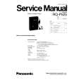 PANASONIC RQP525 Manual de Servicio