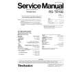 PANASONIC RSTR180 Manual de Servicio