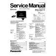 PANASONIC RQSX11 Manual de Servicio