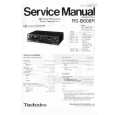 PANASONIC RSB608R Manual de Servicio