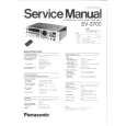 PANASONIC SV3700 Manual de Servicio