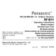 PANASONIC RF811 Manual de Usuario