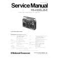 PANASONIC RS-4300LSJ-E Manual de Servicio