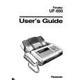 PANASONIC UF650 Manual de Usuario