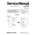 PANASONIC RQA60 Manual de Servicio
