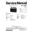 PANASONIC RF3500 Manual de Servicio