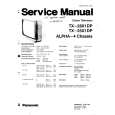 PANASONIC TX28X1DP Manual de Servicio