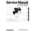 PANASONIC WVF70E Manual de Servicio