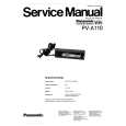 PANASONIC PVA110 Manual de Servicio