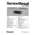 PANASONIC CQ774EG Manual de Servicio