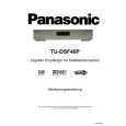 PANASONIC TUDSF40P Manual de Usuario