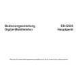 PANASONIC EBG520 Manual de Usuario