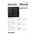 PANASONIC SBCH11 Manual de Servicio