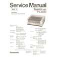 PANASONIC PV4000 Manual de Servicio