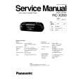 PANASONIC RCX260 Manual de Servicio