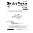 PANASONIC KXF550 Manual de Servicio