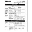 PANASONIC KXT7030 Manual de Usuario