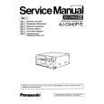 PANASONIC AJD940E VOLUME 1 Manual de Usuario