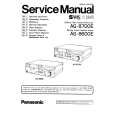 PANASONIC AG8700E Manual de Servicio