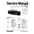 PANASONIC RXFW20L Manual de Servicio