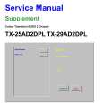 PANASONIC TX29AD2DPL Manual de Servicio