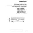 PANASONIC PT-DW5000U Manual de Usuario