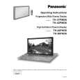 PANASONIC TH50PHD6 Manual de Usuario